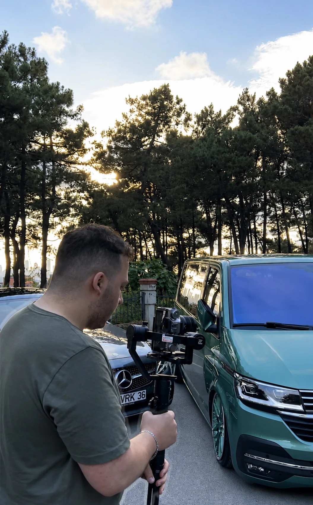 Mehmet Faruk Yılmaz otomotiv çekiminde